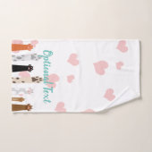 De kracht van poten bad handdoek (Handdoek)