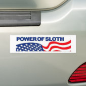 De kracht van sleuf bumpersticker (Op auto)