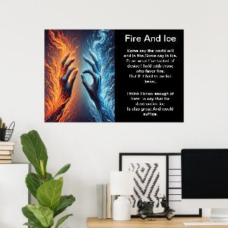 De kracht van vuur en ijs poster