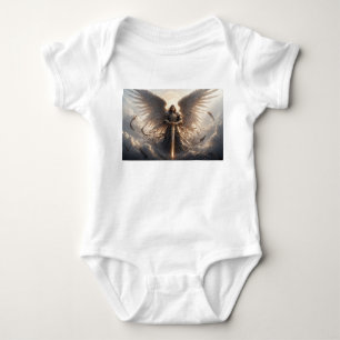 De krachtige St Michael de Aartsengel Baby Jumper Romper