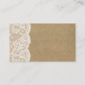 De Kraft & Lace bruiloft Collectie Website Kaarten (Achterkant)