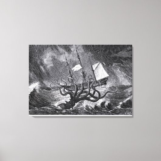 De Kraken Canvas Afdruk (Voorkant)