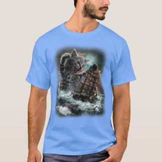 De Kraken is de legendaire Zee monster van gierkat T-shirt