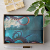 De Kraken Octopus Monster Decoupage Tissuepapier (Geschenk)