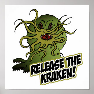 de kraken vrij poster