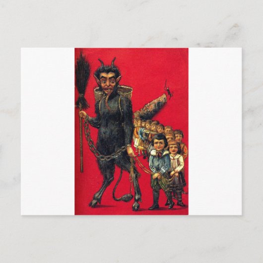 De Krampus Briefkaart (Voorkant)
