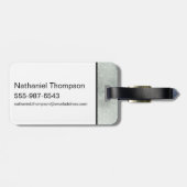 De krant Batman Silhouette Bagagelabel (Achterkant horizontaal)