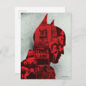 De krant Batman Silhouette Briefkaart (Voorkant / Achterkant)