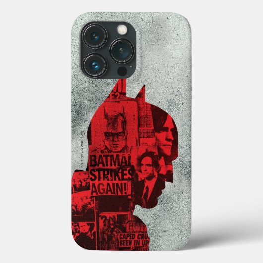 De krant Batman Silhouette Case-Mate iPhone Case (Achterkant)