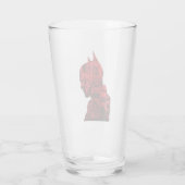 De krant Batman Silhouette Glas (Achterkant)