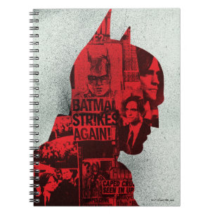 De krant Batman Silhouette Notitieboek