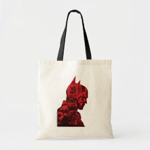 De krant Batman Silhouette Tote Bag