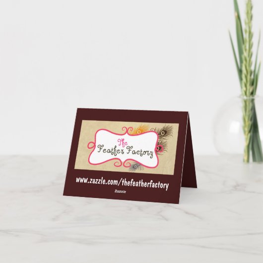 De Kras van de kip Kaart (Achterkant)