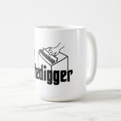 De kratedigger koffiemok (Voorkant rechts)