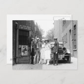 De Krazy Kat Speakeasy, 1921 Briefkaart (Voorkant / Achterkant)