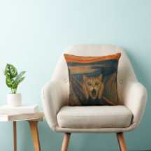 De krijsende kat-parodie Klassieke kunst grappig