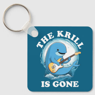 De Krill Is Weg - Grappige Walvis die Gitaar Speel Sleutelhanger