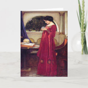 De kristallen bol, J.W. Waterhouse, 1902 Kaart