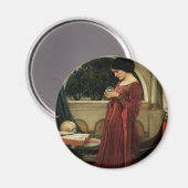 De Kristallen Bol van John William Waterhouse Magneet (Voorkant / Achterkant)