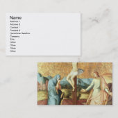 De Kroatie met de Maagd en Sint-Janskruid de Ev Visitekaartje (Voorkant / Achterkant)