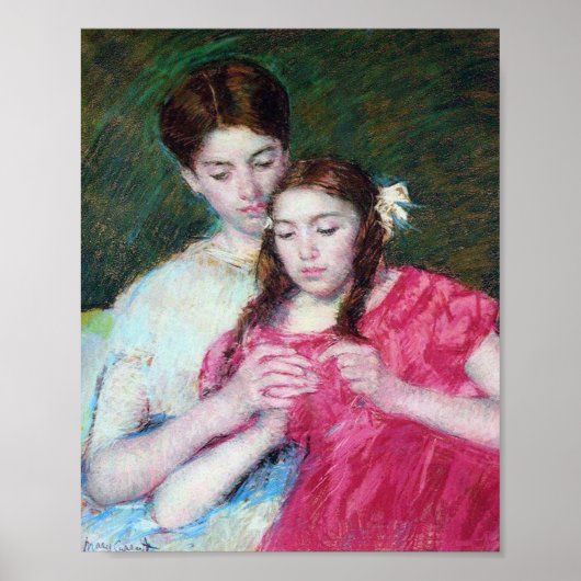 De Kroesles, Mary Cassatt Poster (Voorkant)