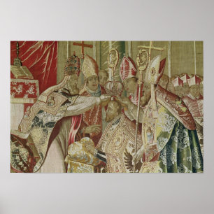 De kroning van Charles V Poster