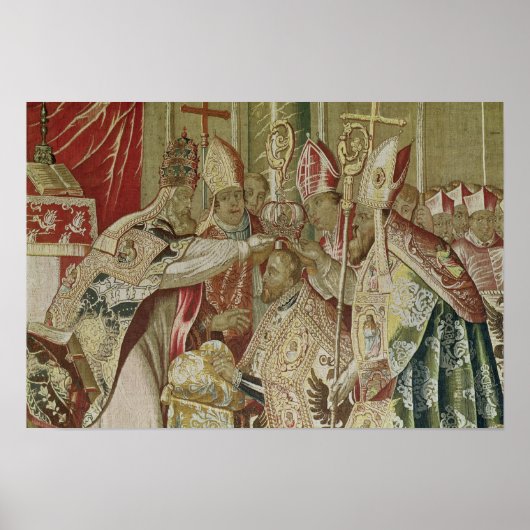 De kroning van Charles V Poster (Voorkant)