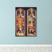 De kroning van David en Louis XII 1501 Canvas Afdruk (Insitu (Houten vloer))