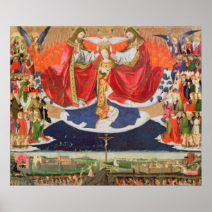 De kroning van de maagd, voltooid 1454 2 poster
