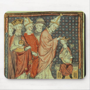 De kroning van Louis I "de pious" Muismat
