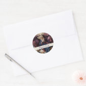 De kroning van Onze Lieve Vrouw Ronde Sticker (Envelop)