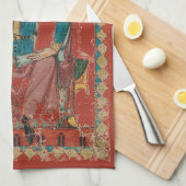 De kroon keukenhanddoek (Quarter Fold)