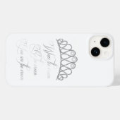De kroon - Miss Congeniality Case-Mate iPhone Case (Achterkant (horizontaal))