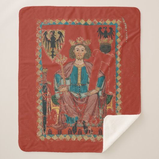 De kroon sherpa deken (Voorkant)