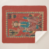 De kroon sherpa deken (Voorkant (horizontaal))