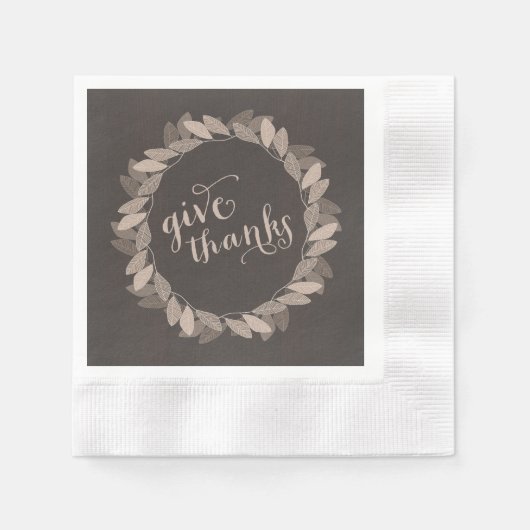 De Kroon van de herfst | Servetten van het (Voorkant)