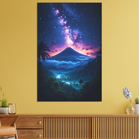 De kroon van de Javaanse lucht Canvas Afdruk (Insitu (Woonkamer))