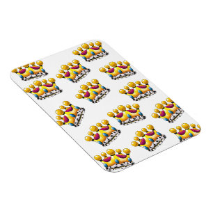 De kroon van de koning magneet