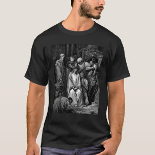 De kroon van doornen Gustave Dore Bijbelse kunst T-shirt