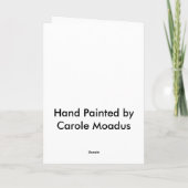 De Kroon van Kerstmis Feestdagen Kaart (Achterkant)