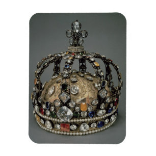 De kroon van Louis XV, 1722 (geled zilver, vervang Magneet