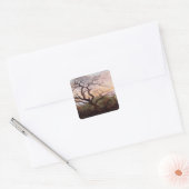 De kroonboom, 1822 vierkante sticker (Envelop)