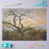 De kroonboom (door Caspar David Friedrich) Tissuepapier (Craft)
