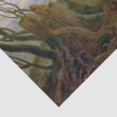 De kroonboom (door Caspar David Friedrich) Tissuepapier (Detail)