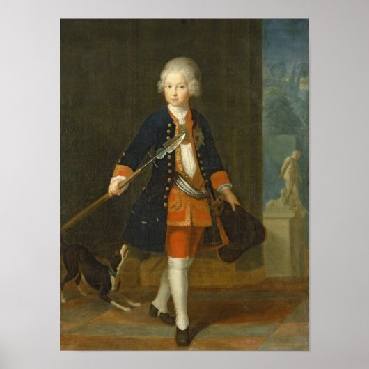 De kroonprins Frederick II Poster (Voorkant)