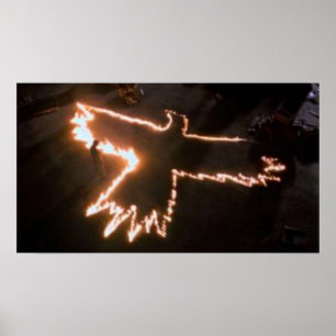 DE KROUW Fire Bird Poster