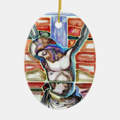 DE KRUISIGING KERAMISCH ORNAMENT (Voorkant)