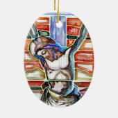 DE KRUISIGING KERAMISCH ORNAMENT (Achterkant)