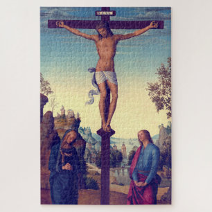 De Kruisiging met de Maagd door Pietro Perugino Legpuzzel