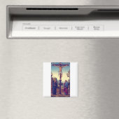 De kruisiging met de Maagd door Pietro Perugino Magneet (Insitu (Vaatwasser))